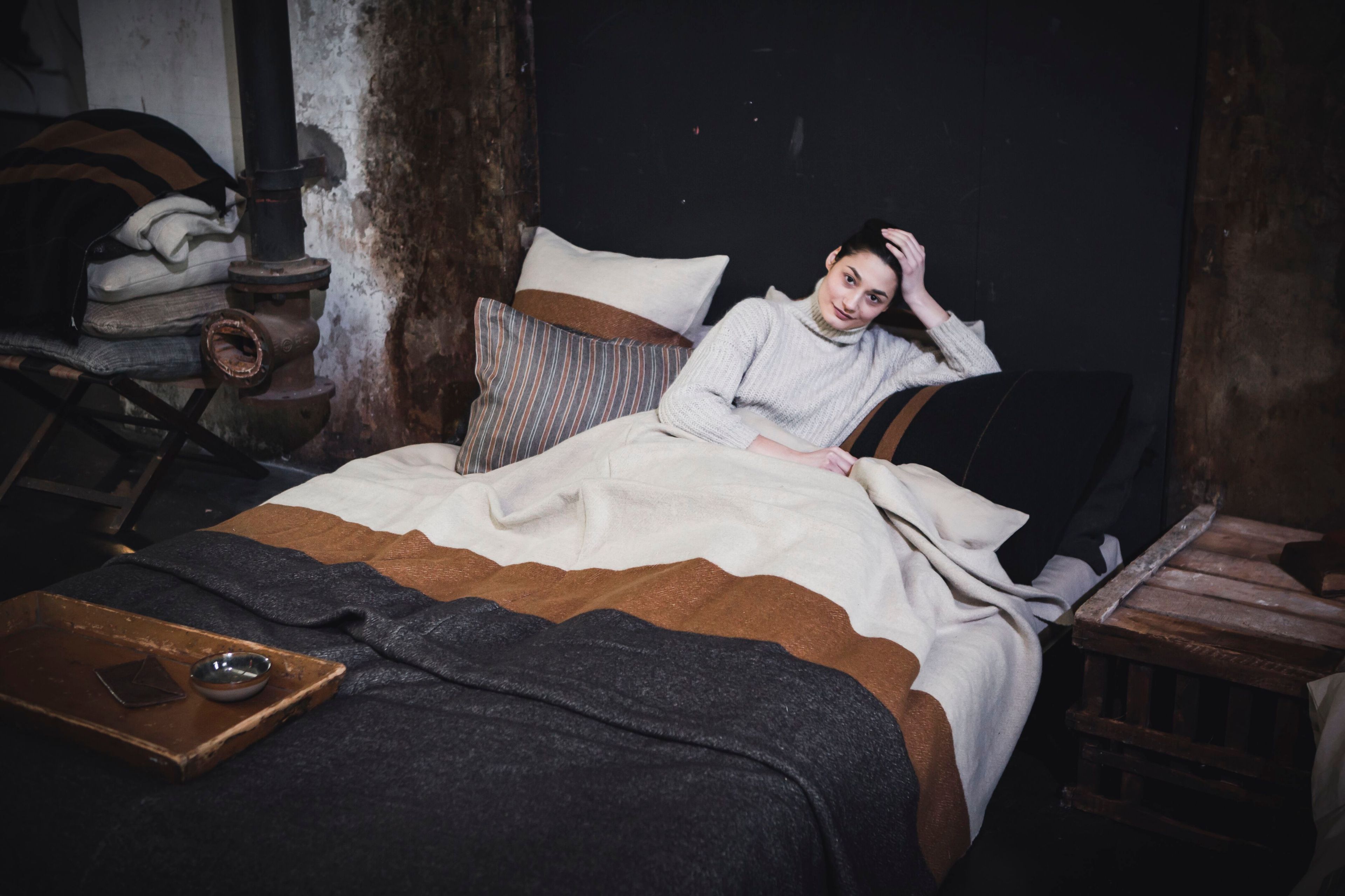 Одеяло из льна и шерсти Libeco Home Nash ARCH-00050196