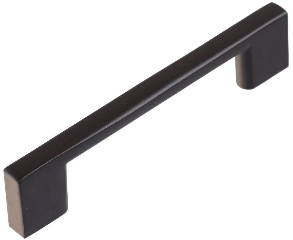 87007508 Ручка-скоба мебельная прямая мебельная 96 мм цвет черный STLM-1012640