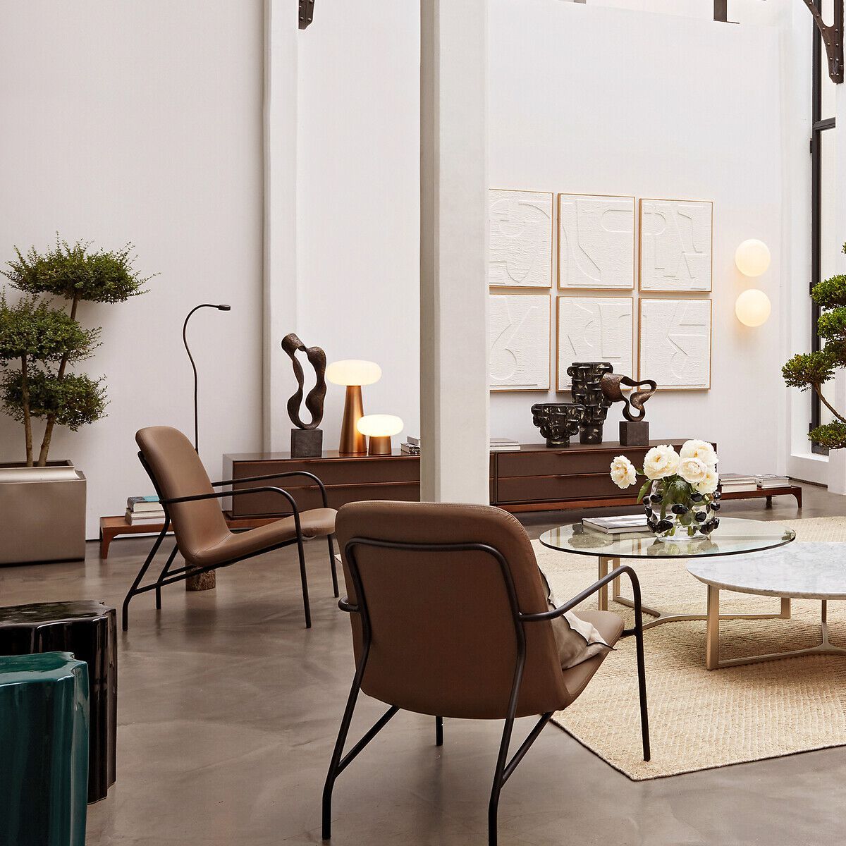 Деревянный шкаф для телевизора с выдвижным ящиком и откидной дверью AMPM CARLOTTA ARCH-00011906 - Вид №4