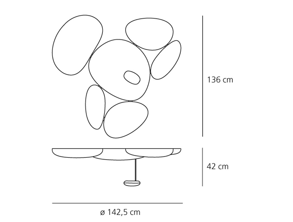 Светильник потолочный Artemide Skydro 1232010A 82062 - Вид №5