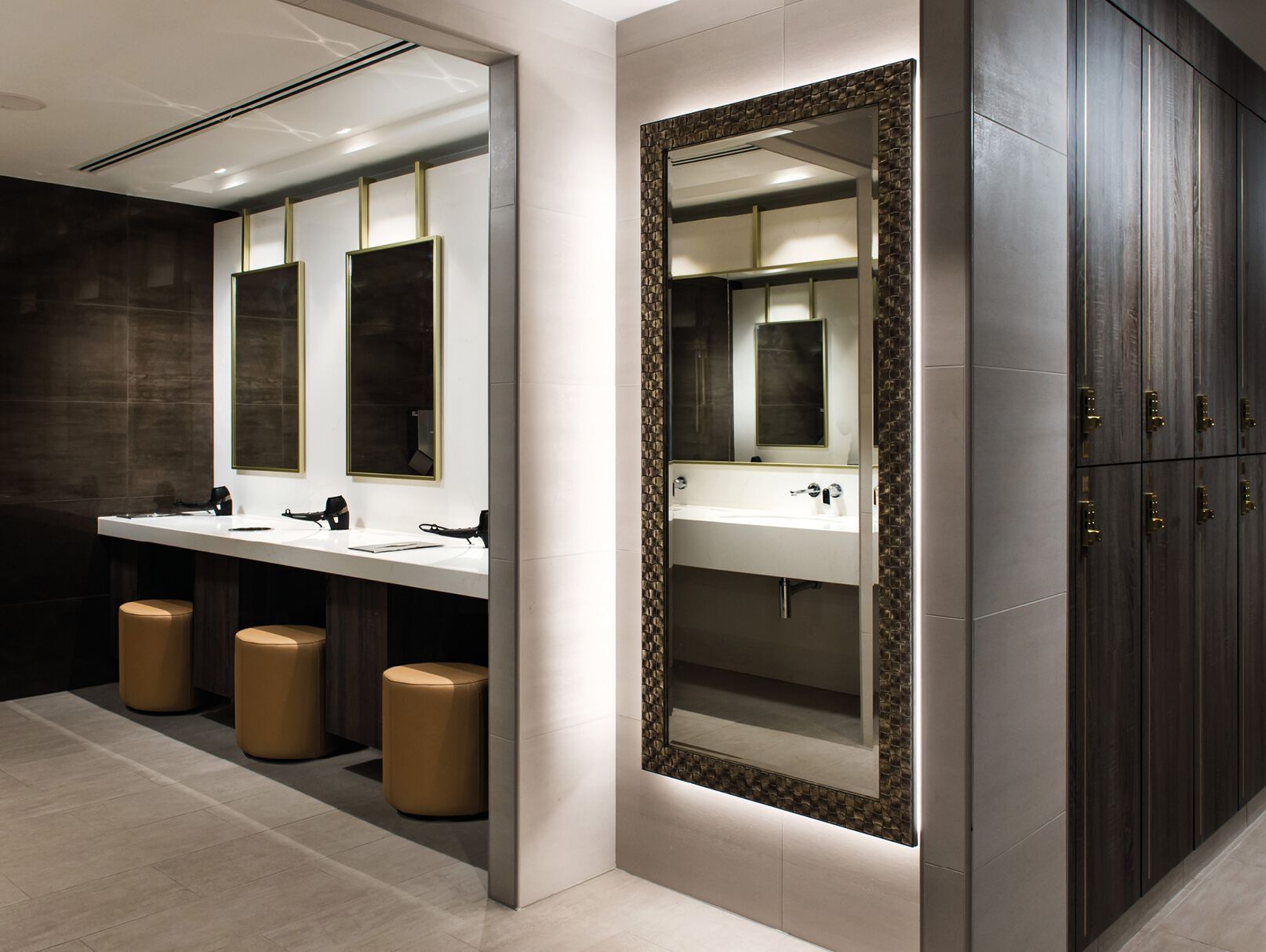 Круглый пуф из искусственной кожи FIT INTERIORS BIRILLO ARCH-00110264 - Вид №2