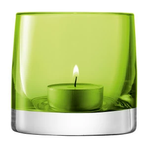 Подсвечник стеклянный желто-зеленый Light Colour LSA INTERNATIONAL  253420 Зеленый