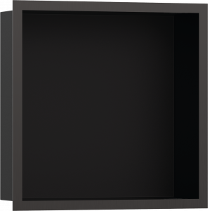 56098340 XtraStoris Individual Wall ниша Matt Black с дизайнерской рамкой 300/300/100 Hansgrohe