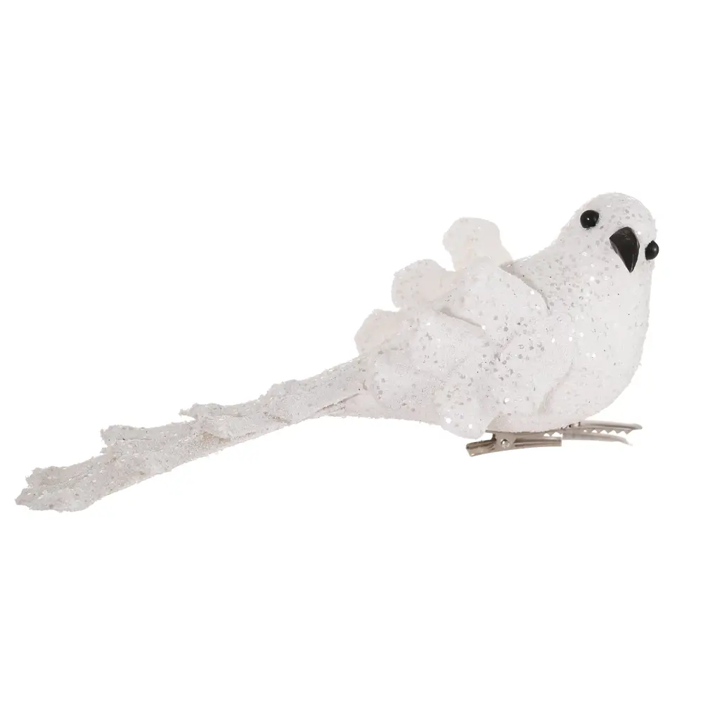 82606982 Елочное украшение «Птички» 17 см цвет белый STLM-0953627 Santreyd  - Вид №3