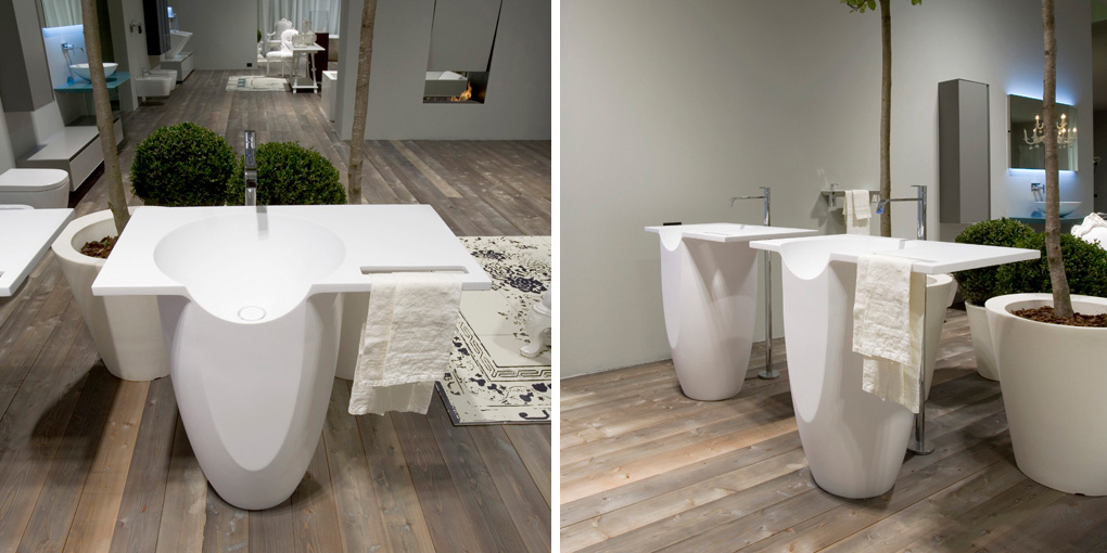 TALAMO3 Накладная раковина на столешницу  прямоугольная Antoniolupi  - Вид №1