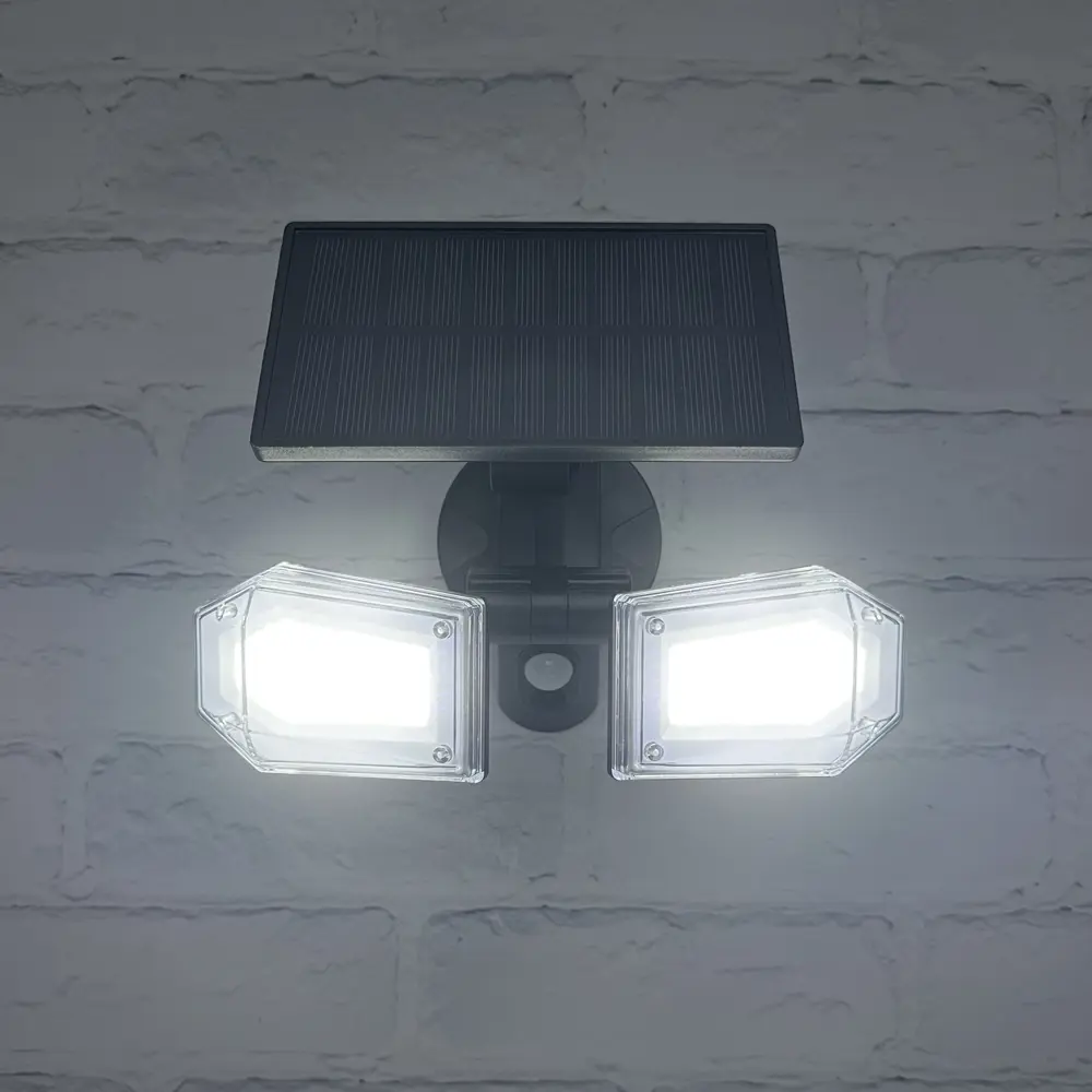 Светильник светодиодный уличный Duwi Solar LED на солнечных батареях 3 режима 25Вт 6500К 820Лм IP65 датчик движения черный 83972978 STLM-2020817  - Вид №4