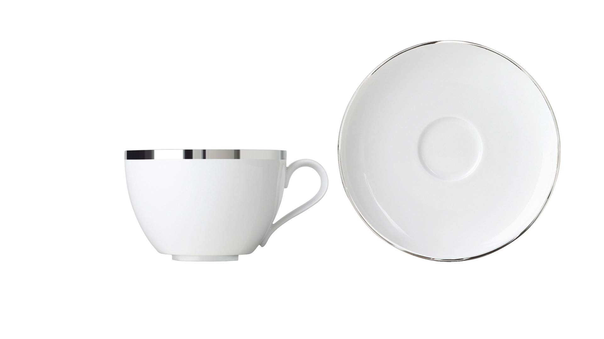 10645952 Sieger by Furstenberg Набор чашек для капучино закругл. с блюдцем Sieger by Furstenberg "Мой фарфор! Сокровище" 260мл, 2шт Фарфор  - Вид №1