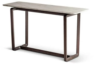 Poltrona Frau Прямоугольная консоль из дерева и мрамора La collezione - mobili e complementi