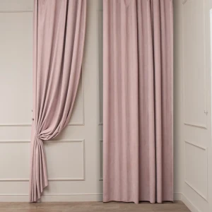 Ткань 1 м/п Felice вельвет 300 см цвет розовая-пудра