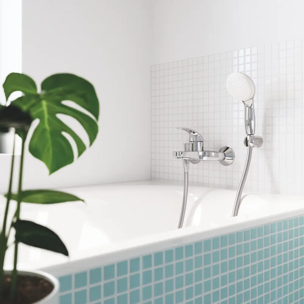 Смеситель для ванны Grohe Start Curve однорычажный цвет хром 81897707 STLM-2159788 - Вид №6