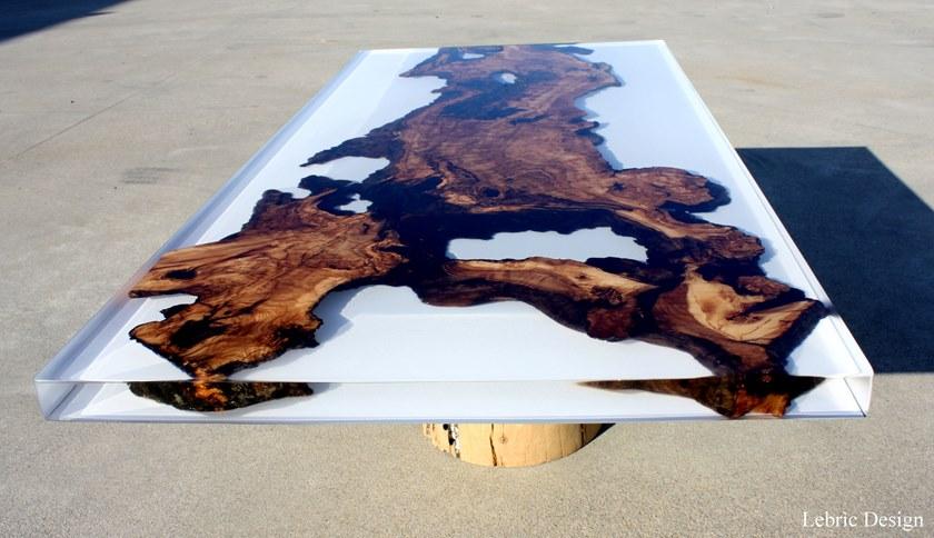 ANTICO TRENTINO Прямоугольный стол из бриара Lebrìc design - legno e resina sun-id-1429354 - Вид №6