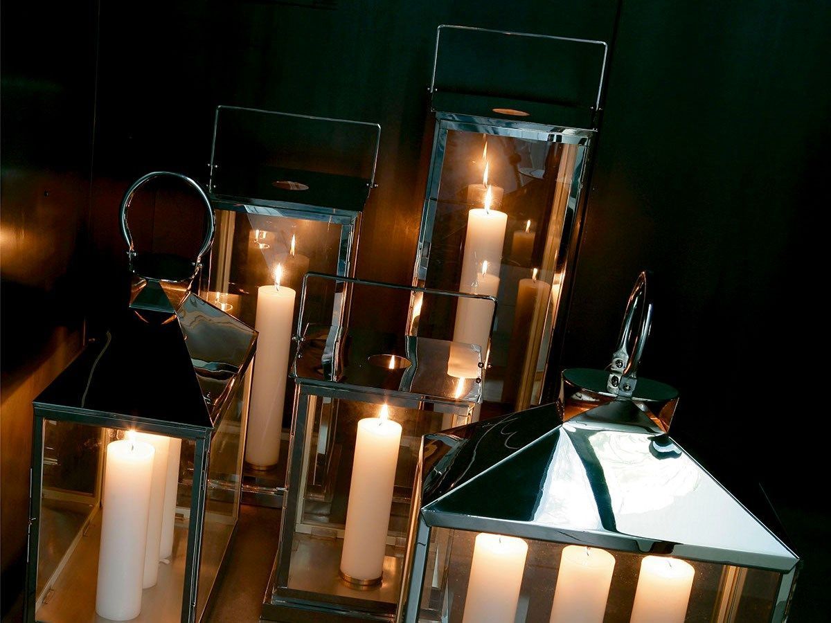 Фонарь из стали и стекла In Stock VGNEWTREND - TOP FLAT-SHAPED 68 ARCH-00024280 - Вид №5