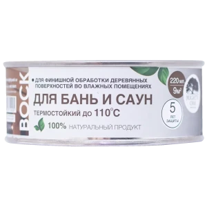 Термостойкий воск Mighty Oak для защиты дерева в бане и сауне 89383338