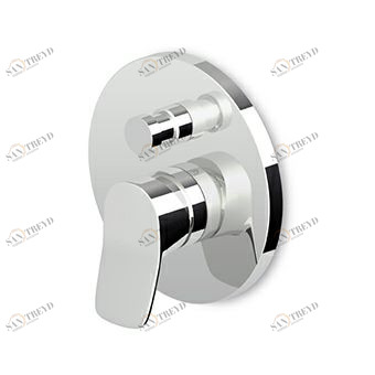 ZBR127 - R99684 Смеситель для ванны и душа, однорычажный, с переключателем. Zucchetti Brim 