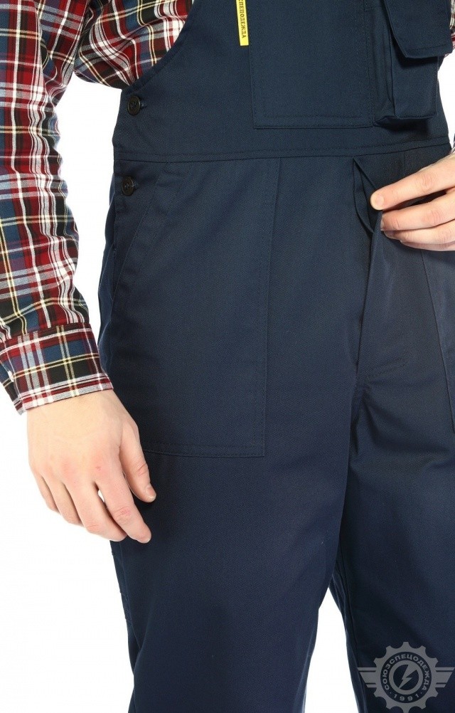 5022573 Полукомбинезон "Эксперт-2" темно-синий  Летняя спецодежда  размер 40-42/158-164  - Вид №9