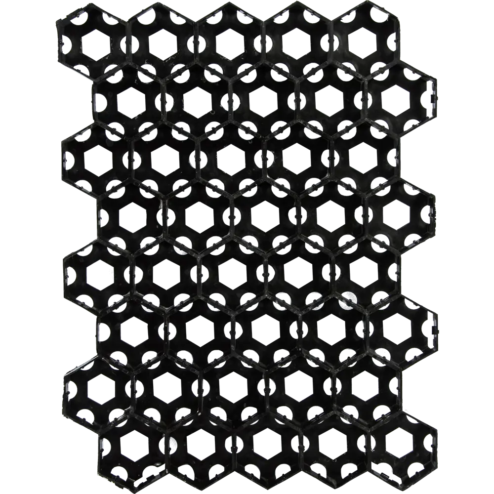 Решётка газонная 40x53 см цвет чёрный 82341632 STLM-2123093 Santreyd 