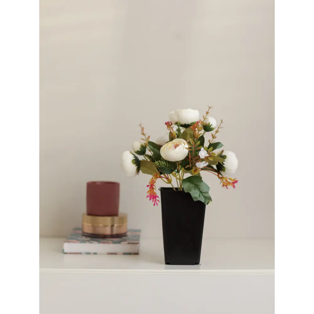 89356242 Искусственное растение в горшке камелия h30 см цвет белый STLM-0958611 Santreyd  - Вид №4