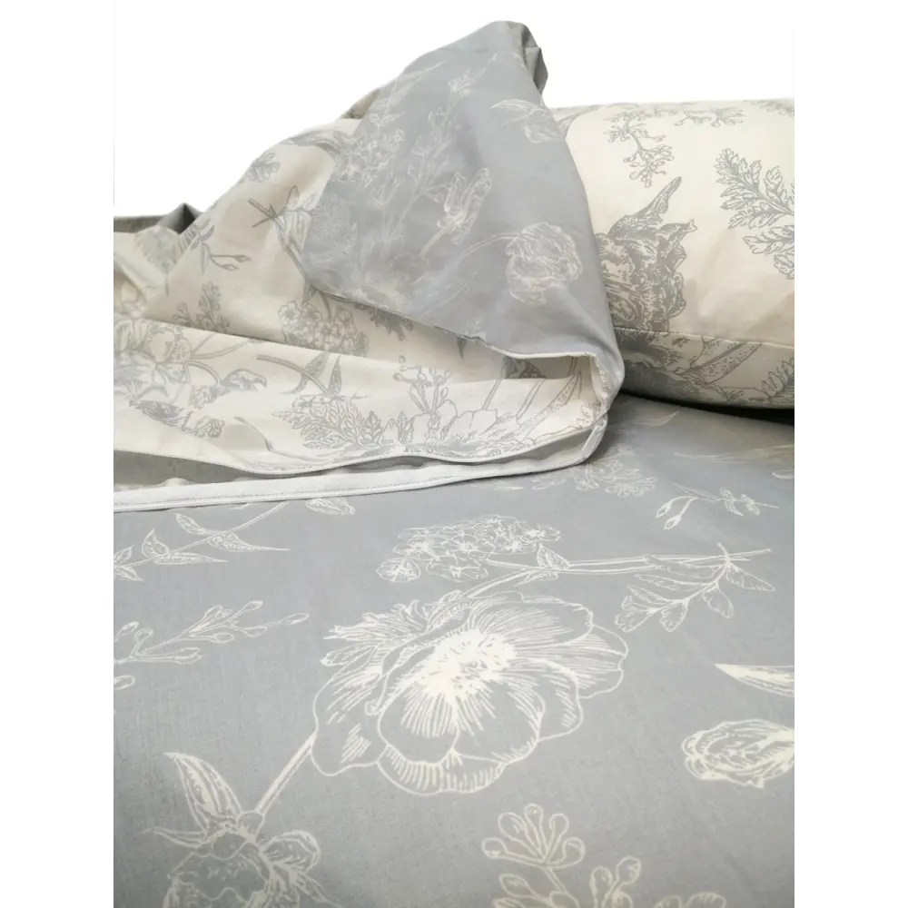 Santreyd Bouquet Дуэт 344 — семейный комплект постельного белья из перкаля бежевого цвета 89397785 STLM-1440318 - Вид №2