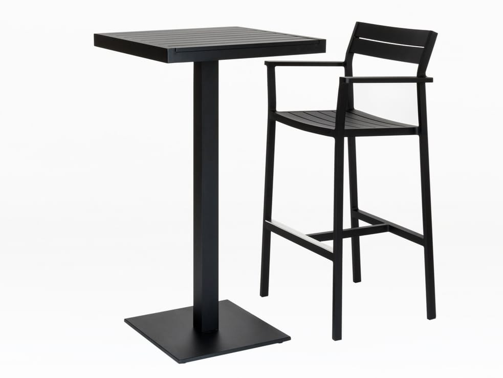 Квадратный алюминиевый стол с порошковым покрытием Case Eos ARCH-00095964 - Вид №1