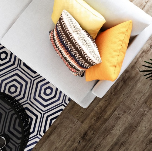 Виниловый ламинат Decoria Mild Tile Бала Dw 8133 Дуб (Гладкая) 950х184 мм 3201000055 - Вид №2