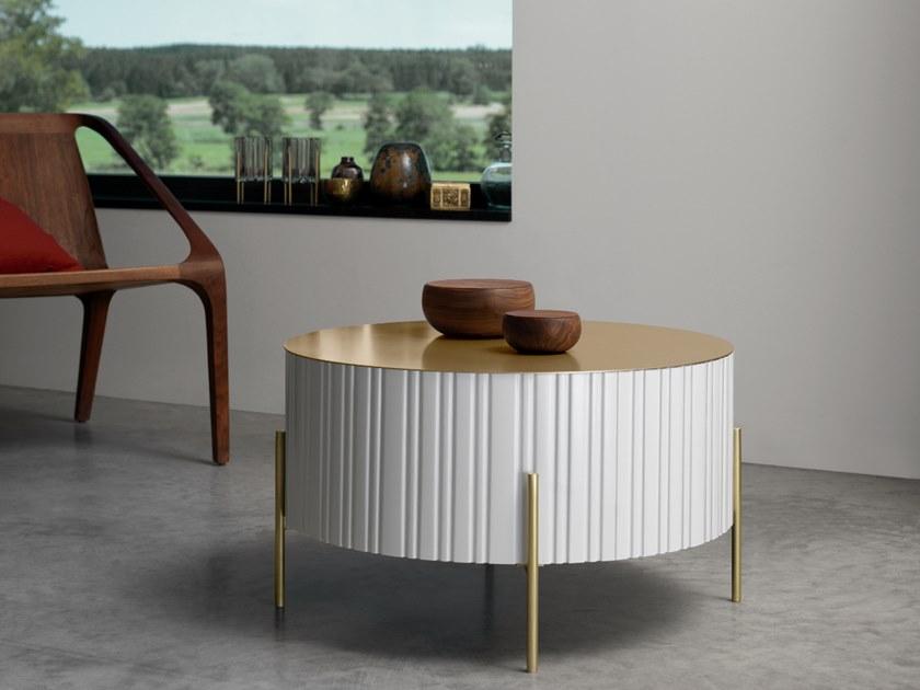 müller möbelfabrikation Круглый журнальный столик из металла Twist sun-id-1388789 - Вид №3