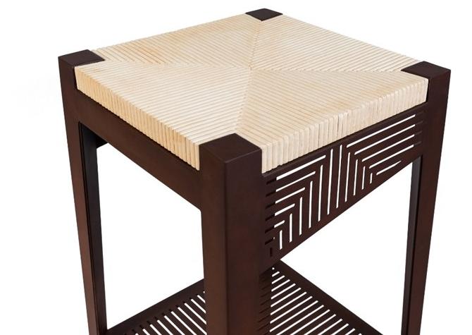 TrackDesign Высокий табурет из стали Corten ™ с подставкой для ног  Sp0468000  - Вид №2