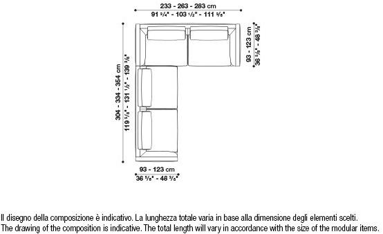 B&B Italia Модульный угловой диван из ткани Richard sun-id-1472345 - Вид №99