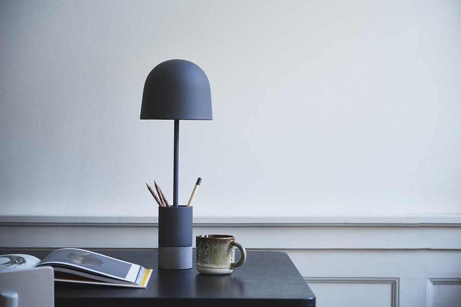 Лампа настольная темно-серая 49х17 см Pen 206030005011 FRANDSEN  00-3880826 Серый  - Вид №1