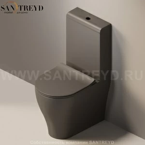 AP116RG7006 Компакт унитаз с бачком Черный Ceramica Flaminia App Италия