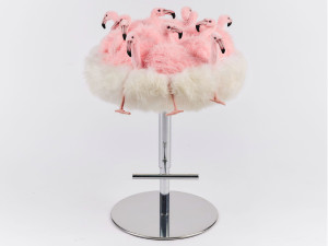 Полиэстер барный стул с подставкой для ног