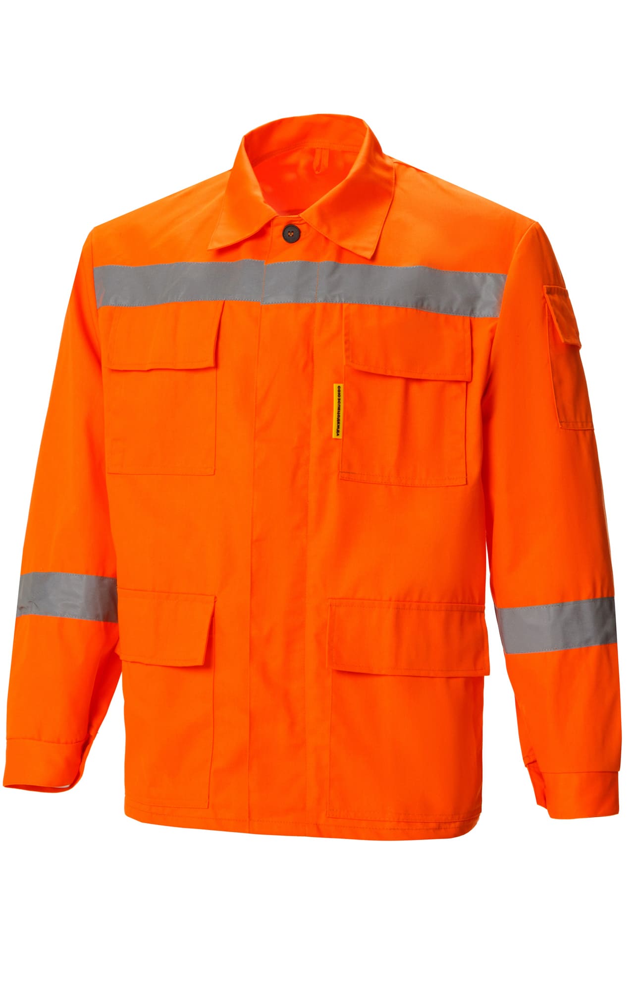 65926 Костюм "Дорожник Флюр" с СВП  Летняя спецодежда  размер 44-46/158-164  - Вид №1