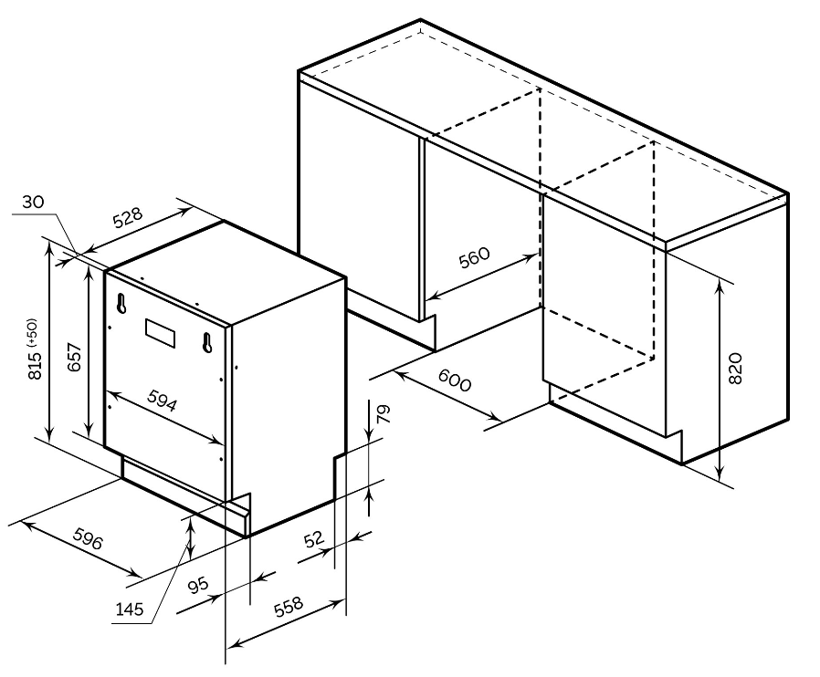 5351643 Встраиваемая посудомоечная машина LEX PM 6062 B STDN-0149138 - Вид №13
