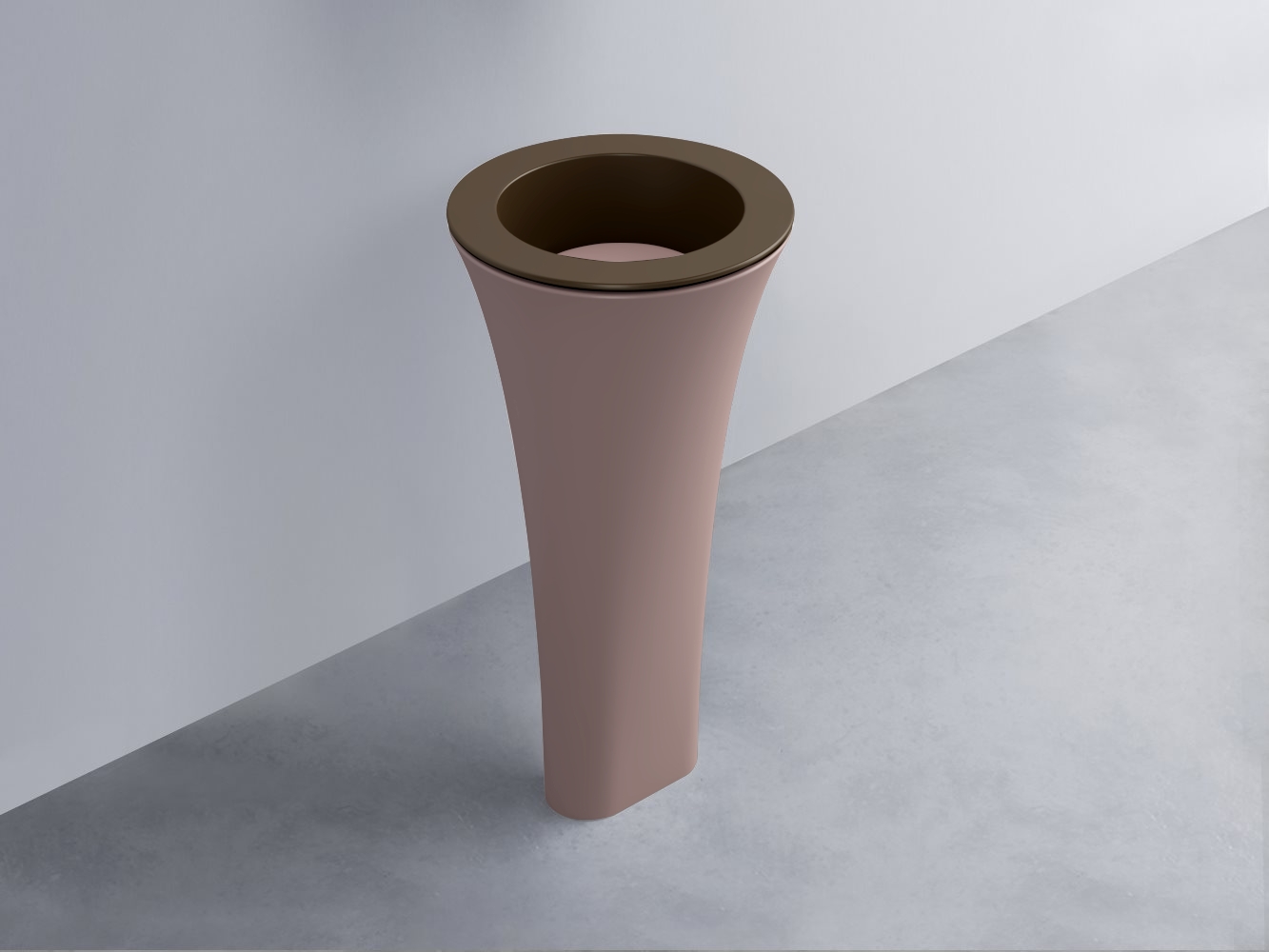 AMLA45-CA+AMPILT-CP+AMCOLT-CP Раковина Amedeo Tondo отдельностоящая cielo Enjoy + Amedeo Ceramica Cielo