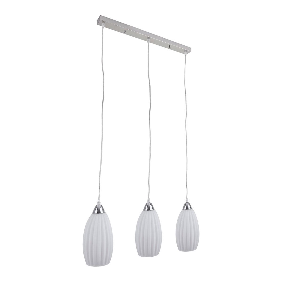 Подвесной светильник IDLamp Iris Muar 229/3-Chrome IDLAMP IRIS MUAR 198794 Белый  - Вид №3