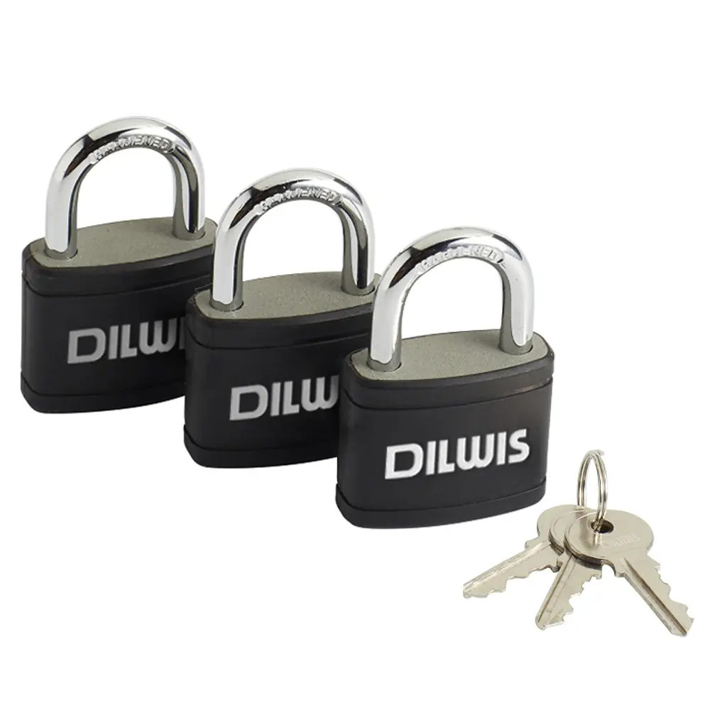 Замок навесной DILWIS 33.8x41 мм чугун 3 шт STLM-2160475