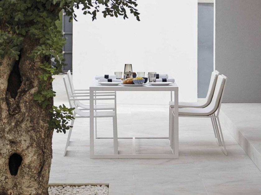 GANDIABLASCO Стул с основанием из термолакированного алюминия с подлокотниками Blau sun-id-1435252 - Вид №5