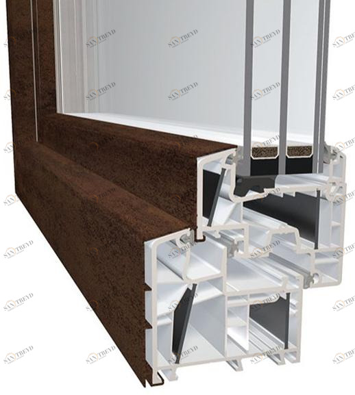 Diquigiovanni Окна из алюминия и пвх с тройным остеклением Dqg 85 energeto sun-id-1357131