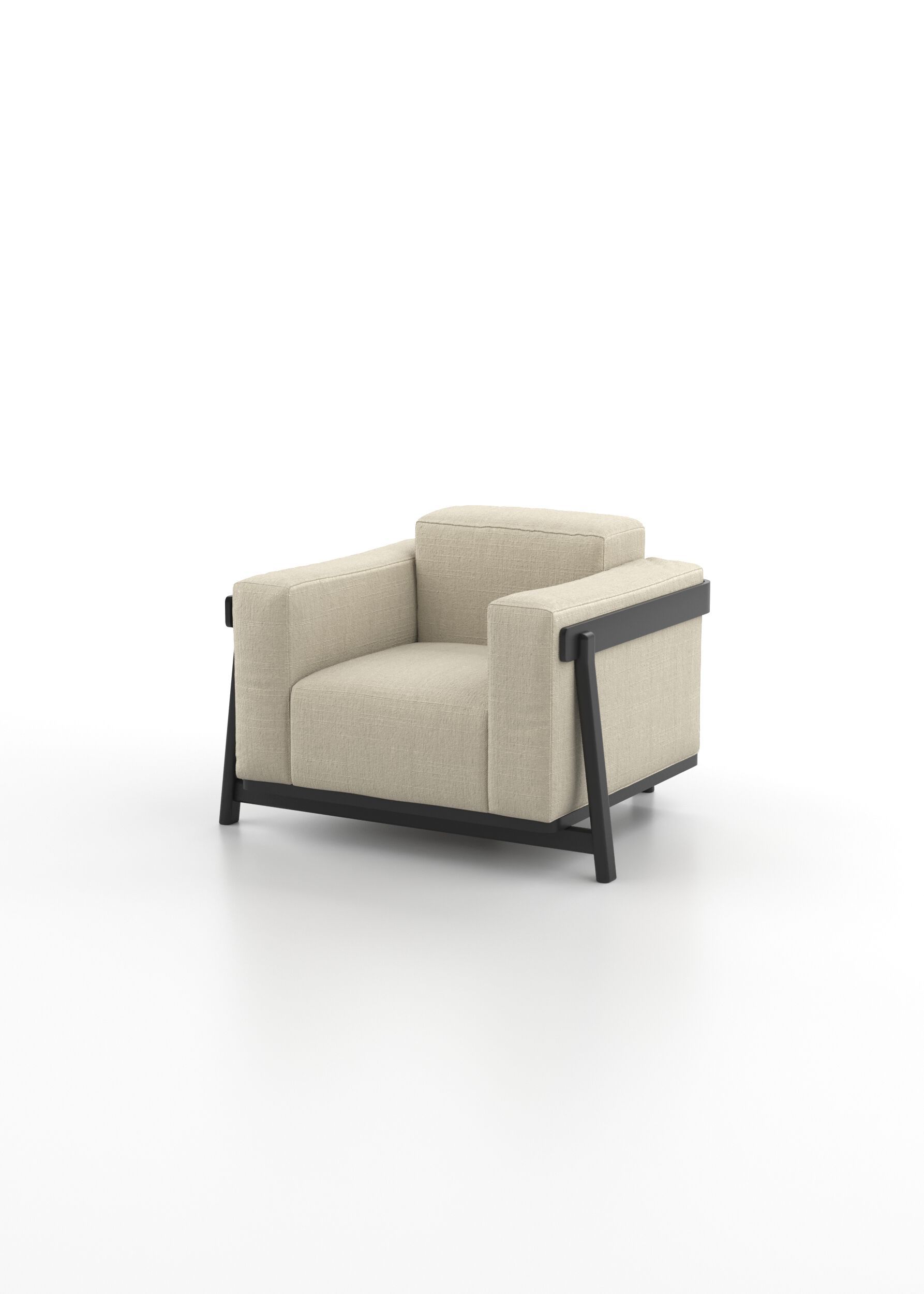 Тканевое кресло с подлокотниками Omelette Editions масала ARCH-00083986 - Вид №7