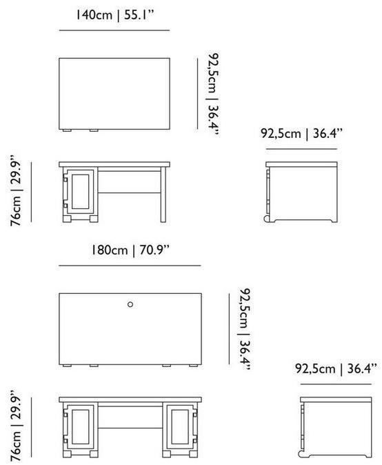 moooi Прямоугольный стол sun-id-1373105 - Вид №3