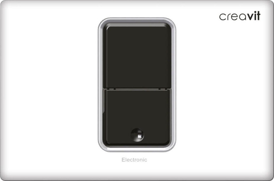 FP8002 Кнопка для инсталляции сенсорная белая (для батареи) Creavit 