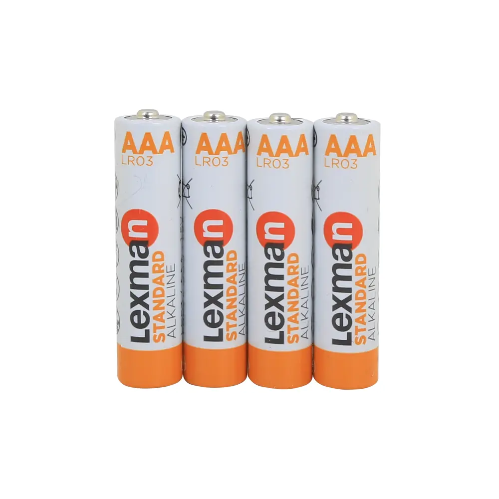 Батарейка Lexman Standard AAA (LR03) алкалиновая 4 шт. 82003971 STLM-2133192  - Вид №1