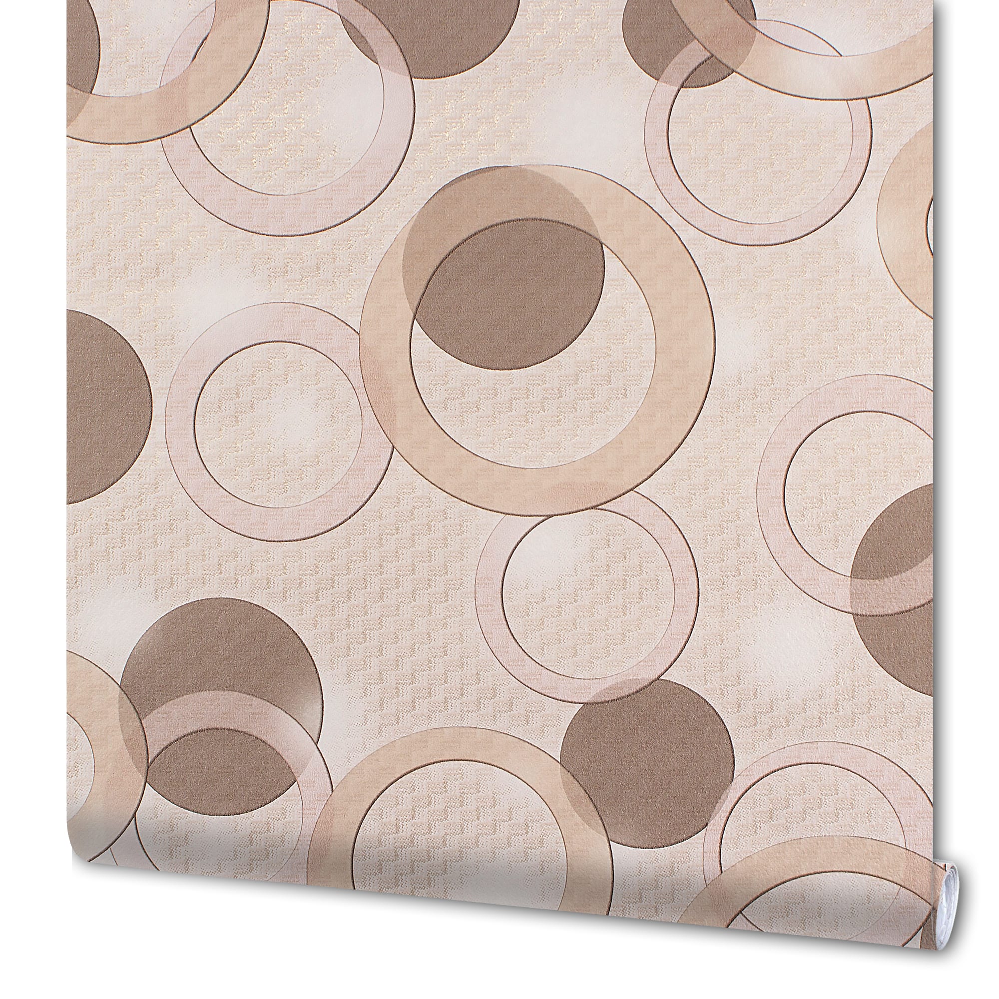 82938327 Обои бумажные бежевые 0.53 м 9100-61 Баблс Santreyd 