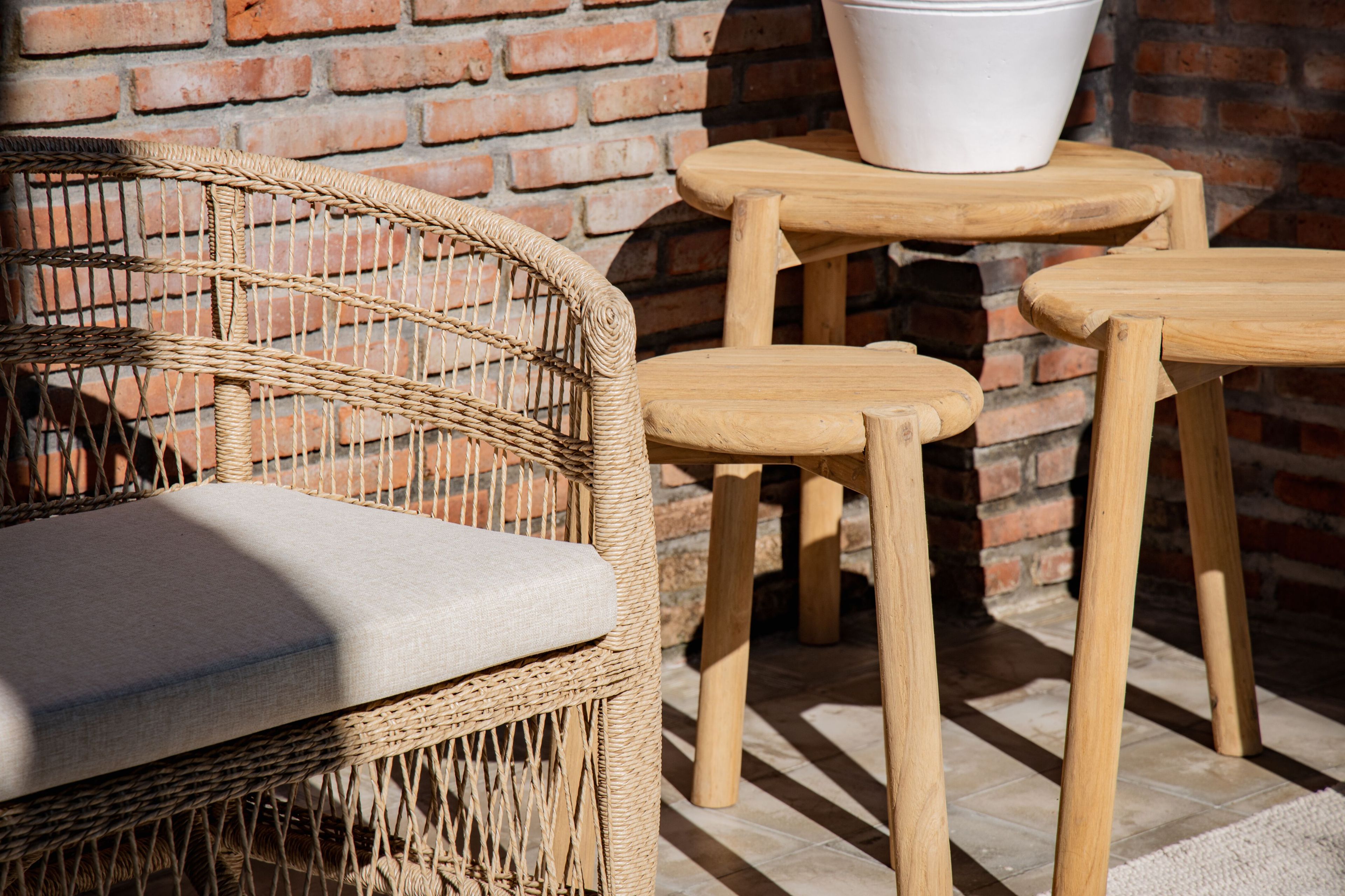 Высокий садовый стол из тикового дерева cbdesign Lem ARCH-00138080 - Вид №2