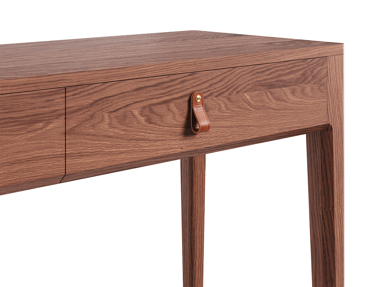 Туалетный столик с ящиками дуб тобакко Case THE IDEA  210496 Коричневый  - Вид №2
