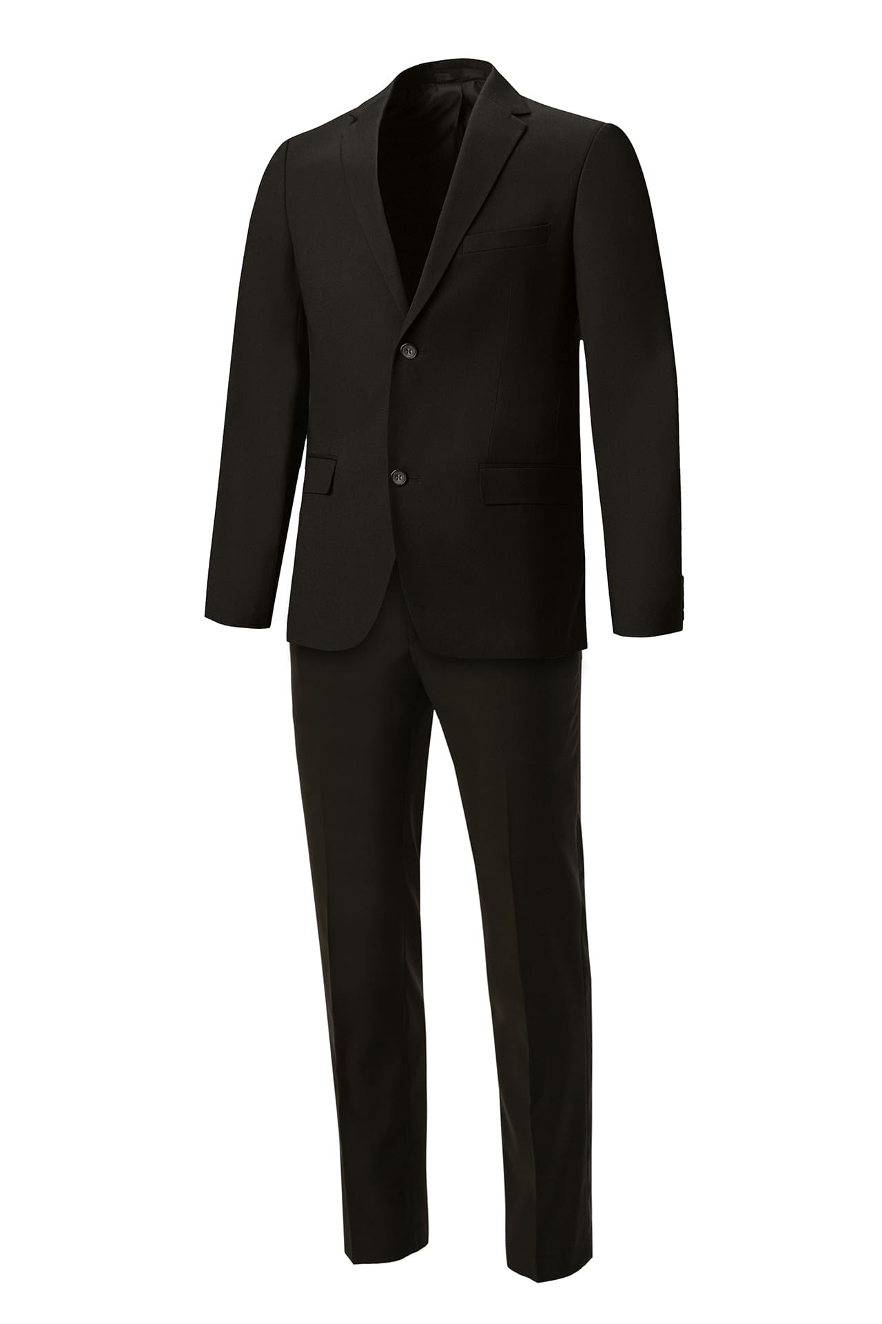 63977 Костюм мужской классический  black El-Risto  Одежда для охранных структур  размер 120 (60)/176 