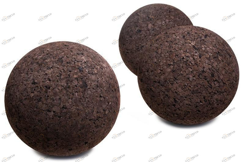 BlackCork Круглый пуф из пробки sun-id-1448477