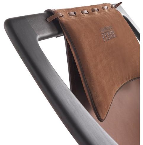 Gianfranco Ferré Home Кожаное кресло с подлокотниками sun-id-1386225 - Вид №2