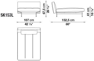 B&B Italia 4-х местный кожаный диван Saké sun-id-1457556 - Вид №6