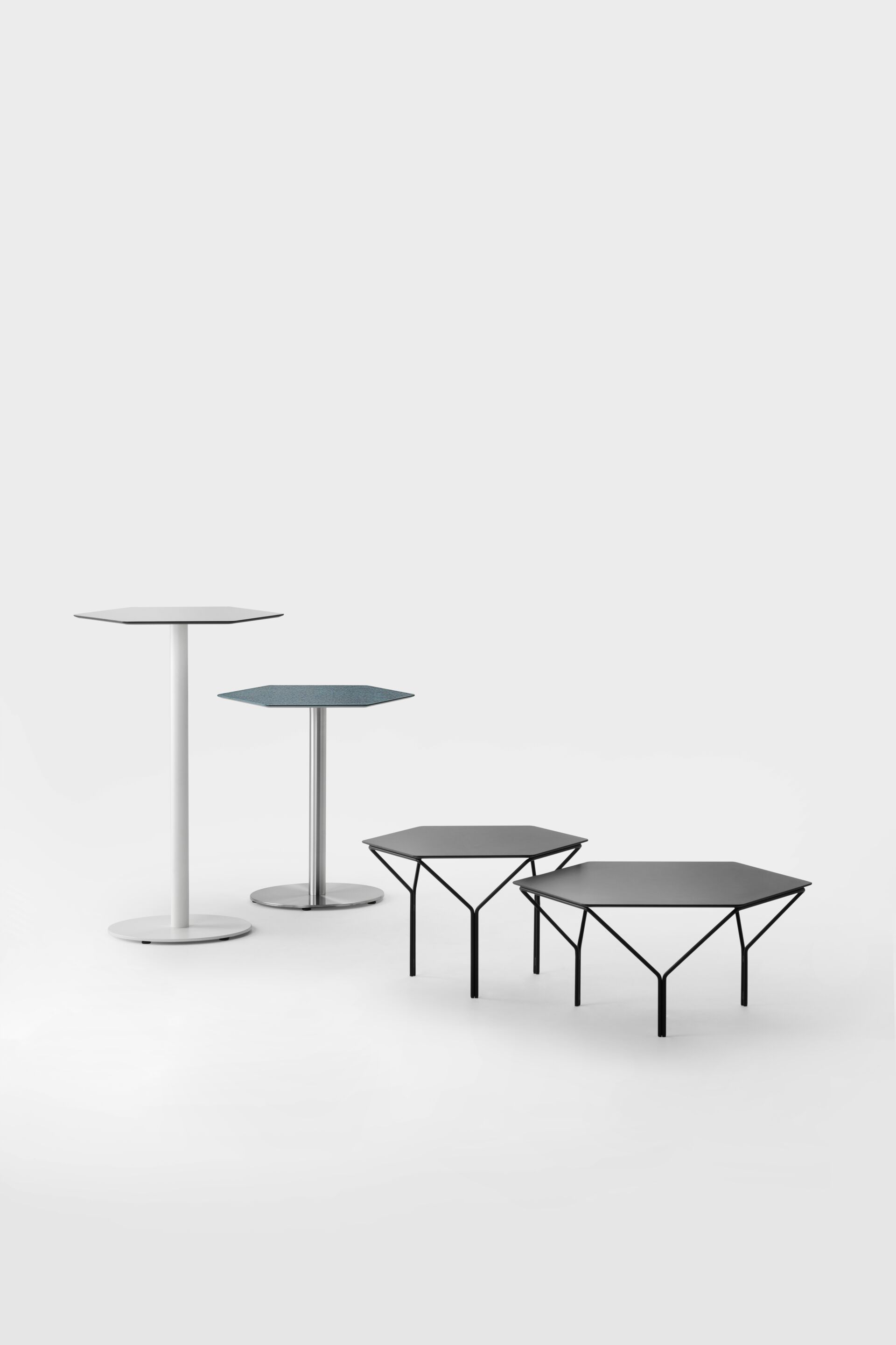 Высокий деревянный шестиугольный стол Kastel Kyu ARCH-00072284 - Вид №4