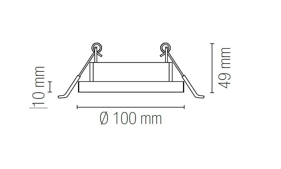 Круглый гипсовый прожектор Fan Europe Lighting INTEC ARCH-00034879 - Вид №2
